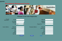 Corporate Recruitment Management System in ASP.net